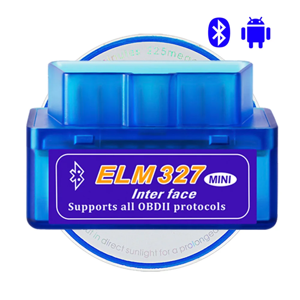 

ELM327 V2.1 OBD OBD2 интерфейс сканера Bluetooth ELM 327 АВТО OBDII автоматический диагностический инструмент сканирования для Android EOBD OBDII считыватель кодов