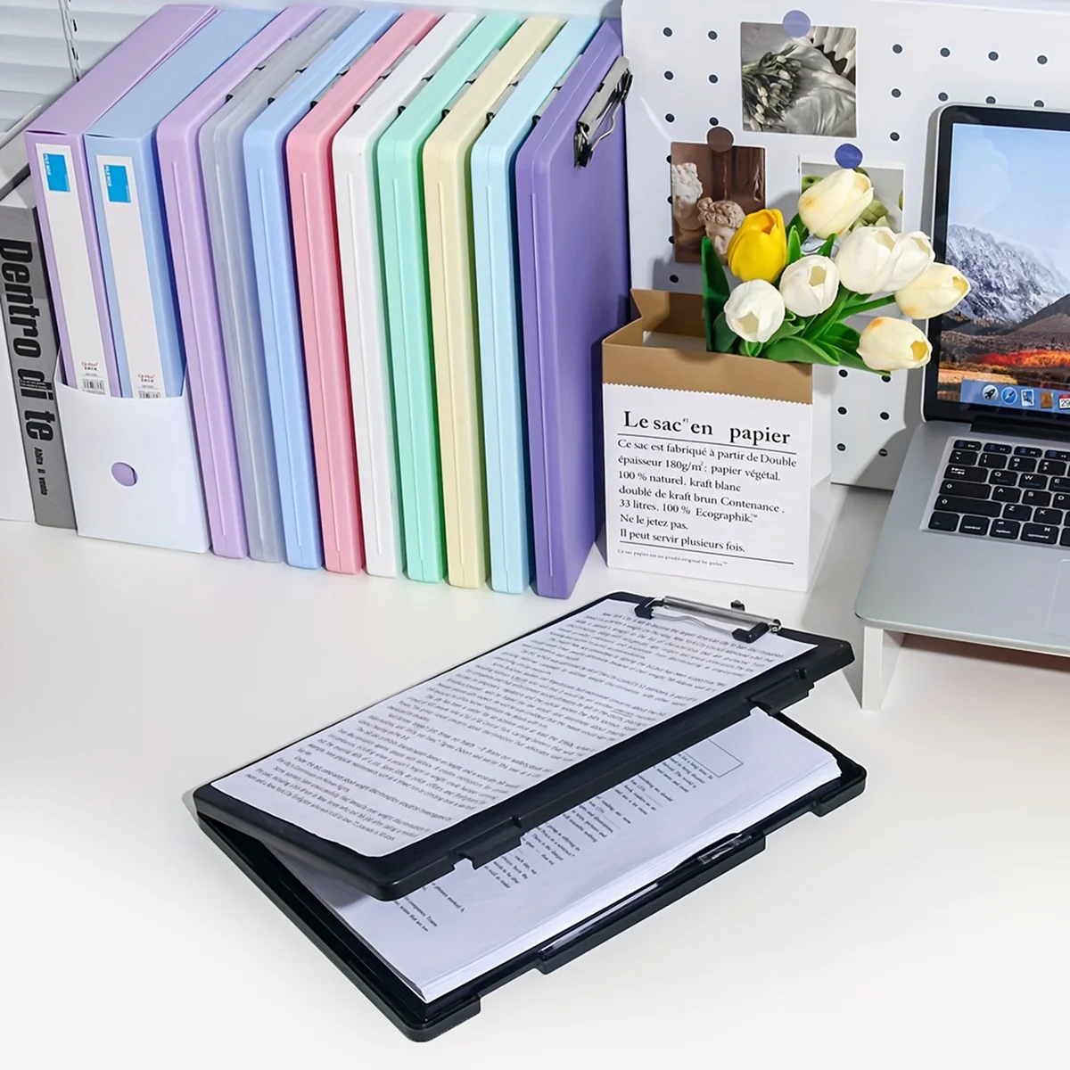 A4 Multi-Functional File Organizer and Desktop Storage Box
