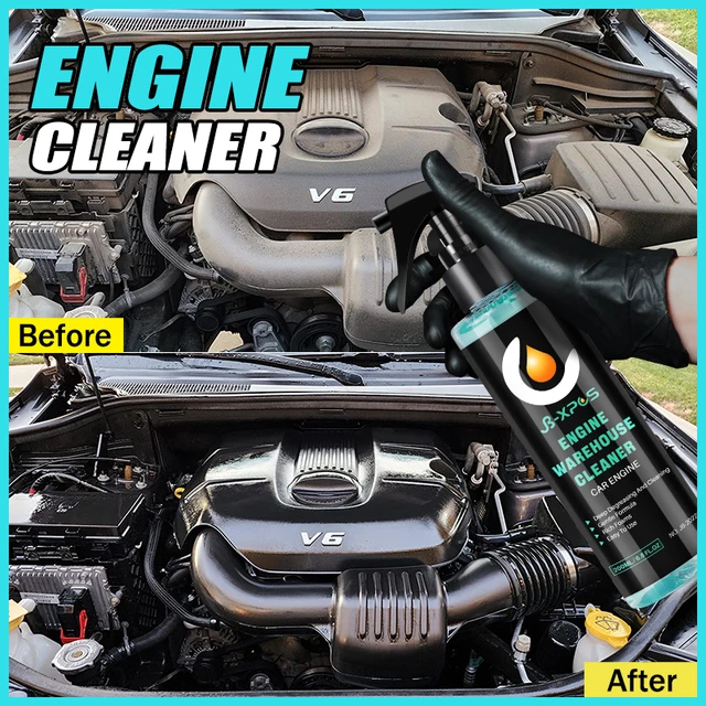Engine Bay Cleaner Powerful Decontamination Cleaning Degreaser All Purpose  Cleaner Engine Compartment Oil Stain Auto Detail Care - AliExpress