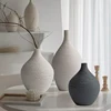 Simple Ceramic Vase Decoration for Home Nordic Luxury Narrow Mouth Flower Pot Living Room Interior Office Desktop Decor Gift 1