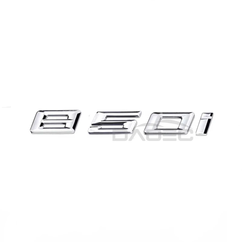 Premium 3D Chrome Trunk Emblem Decal