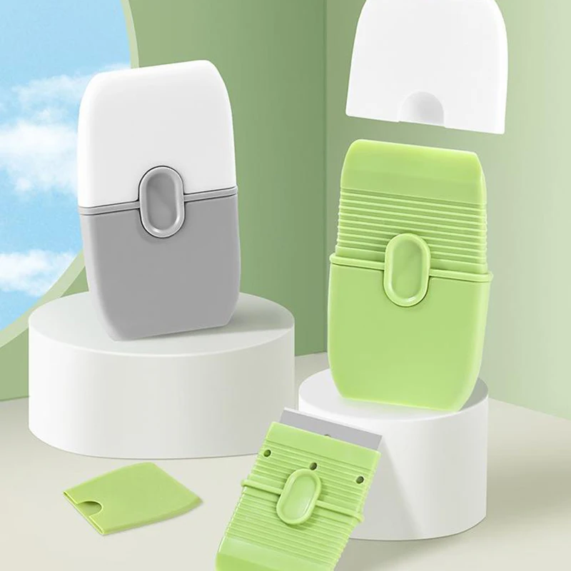 

Лопата с двойной головкой для удаления масляных пятен на кухне, инструмент для очистки клея, масляная дымовая плита, для очистки холодильника, лопатка для удаления мороза