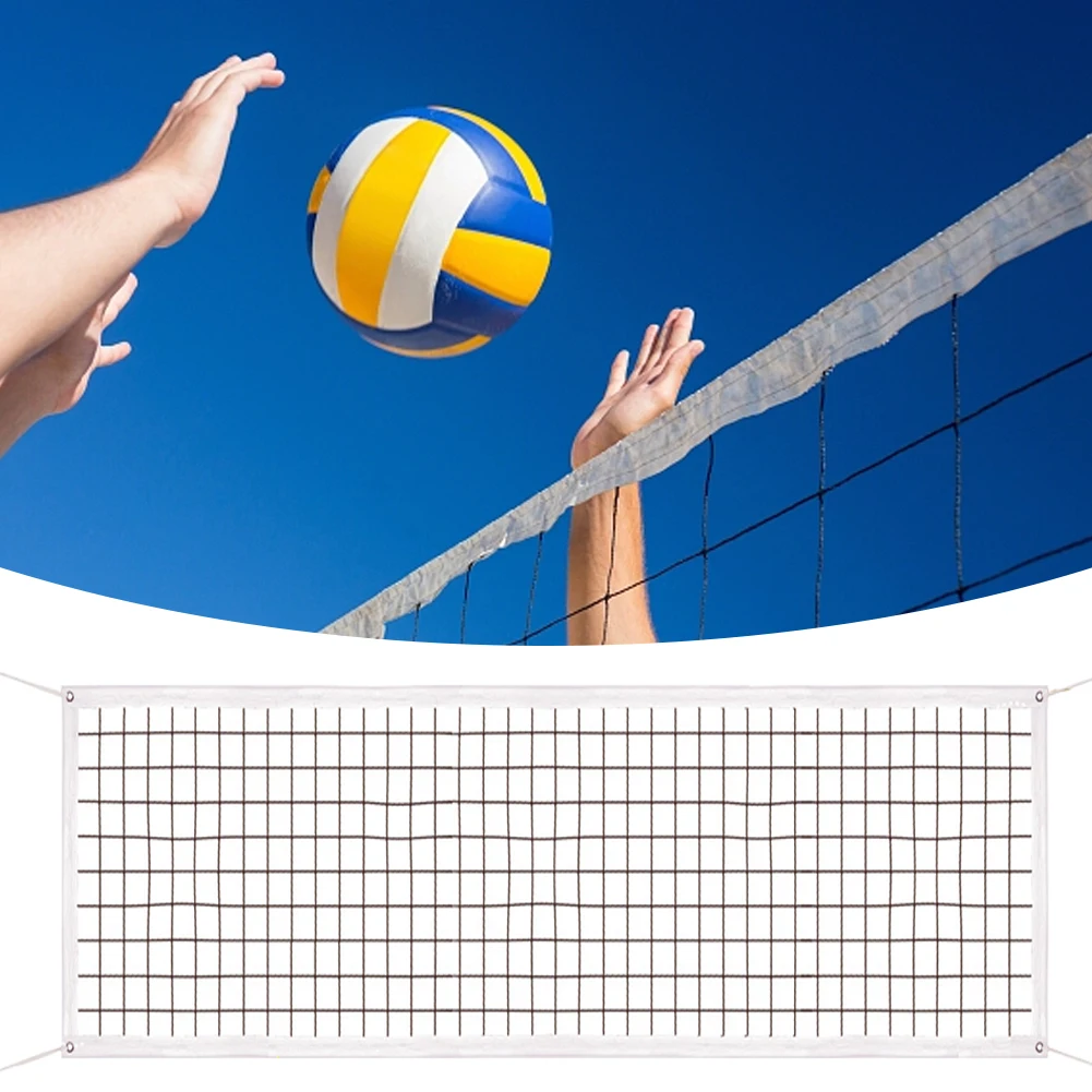 Volleyball Net Tear-Resistant Frame Heavy Duty Volleyball Net Professional for Backyard Pool Schoolyard Beach