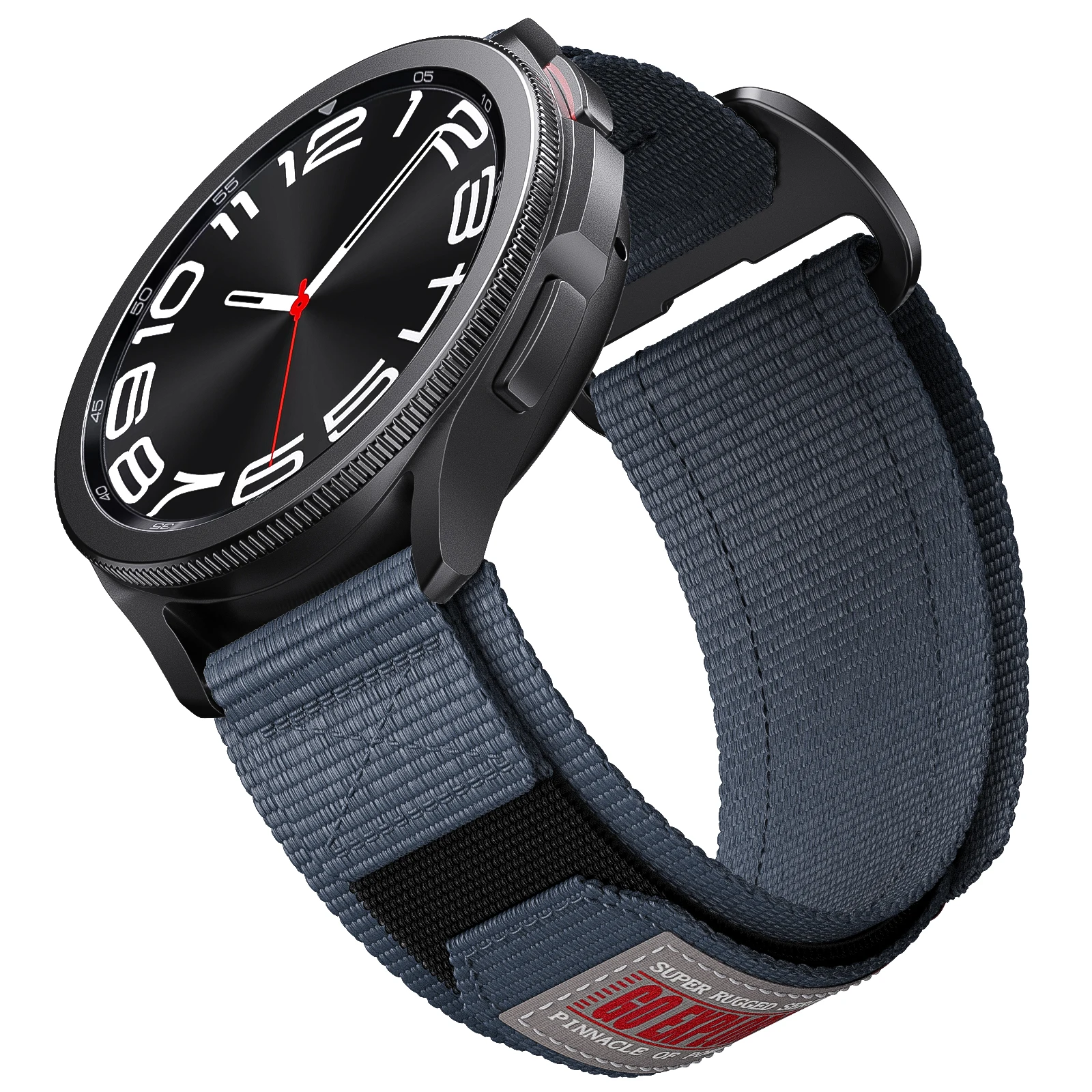 Outdoor Nylon Velcro Woven Wristband Watch Strap - Adjustable 20mm/22mm Band