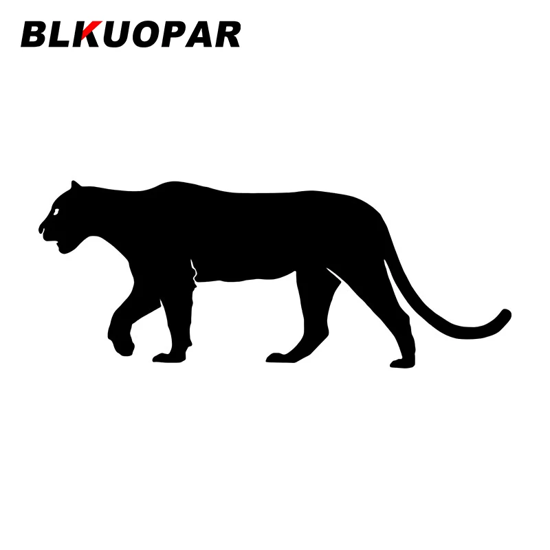 

Модные автомобильные наклейки BLKUOPAR с изображением горного льва, холодильника, компьютера, скейтборда, устойчивые к царапинам наклейки, автомобильные товары Campervan