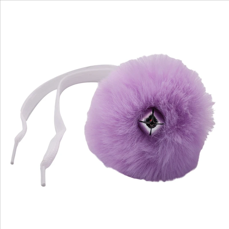 4 Pcs Large Roller Skate Pom Poms Women Girls Princess Tie-On Roller Skate Pom Poms