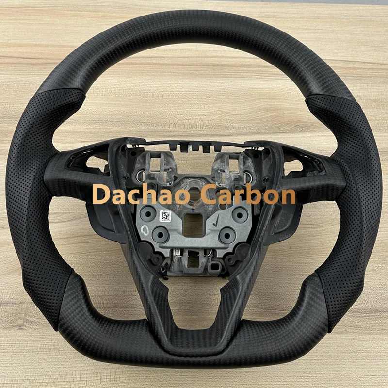 

Real Matte Carbon Fiber Steering Wheel for Ford Mondeo Edge Custom Style