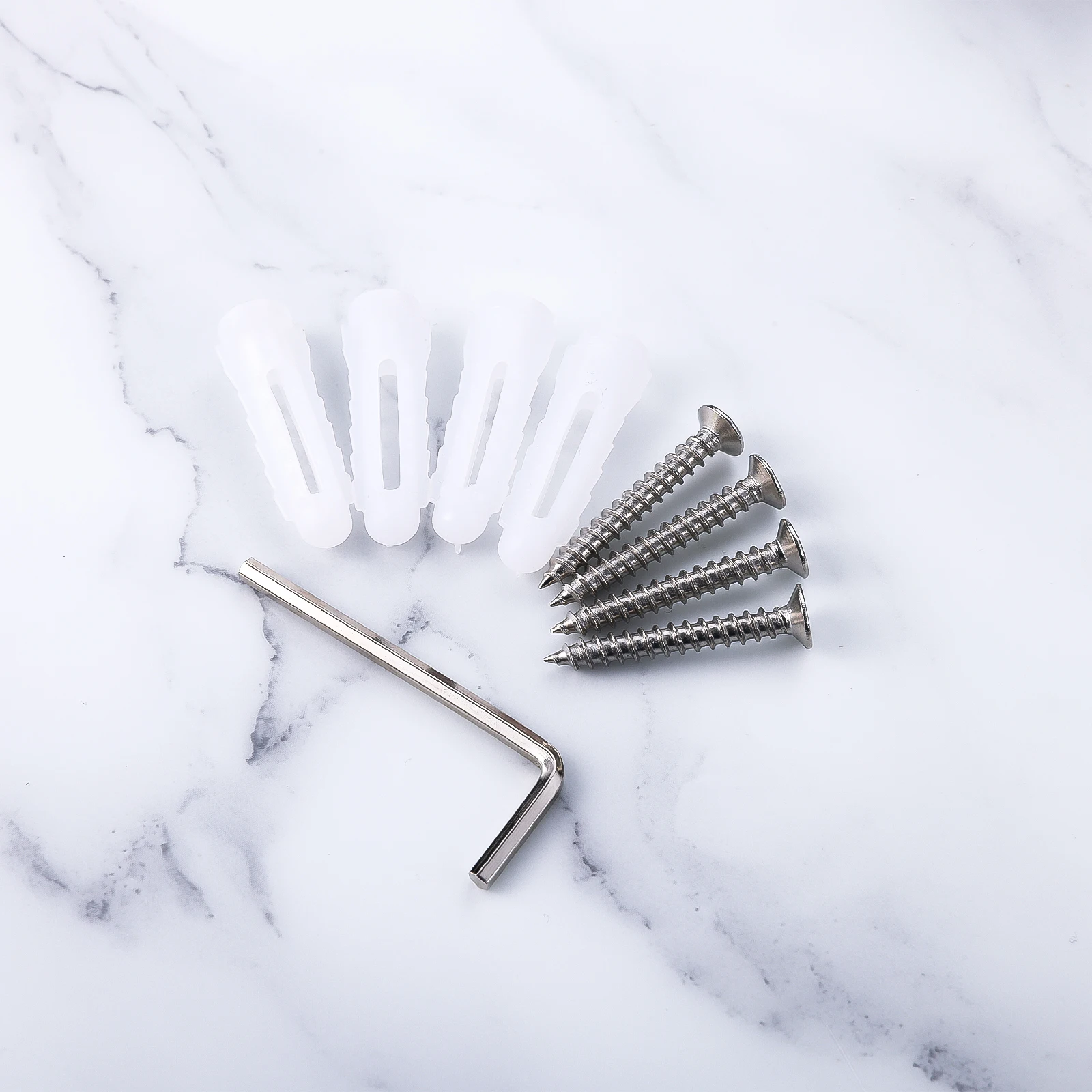 Description Picture 6 of item1pc 40cm Towels Rack Rail Bar Bathroom Hardware Accessories Brushed Nickel Stainless Steel Robe Coat Clothes Hook Towel Holder