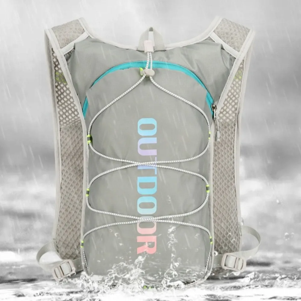 Durable Nylon Outdoor Climbing Backpack Ultra-light Waterproof Cycling Daypack Breathable Safety Reflective Hydration Backpack