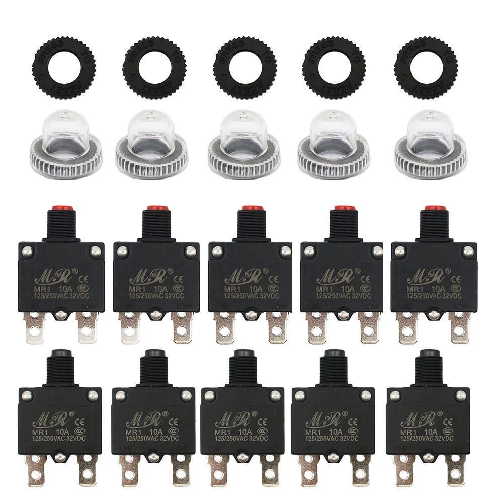 20a Circuit Breaker Overload Protector Switch Fuse 1pcs Switch 3a 5a