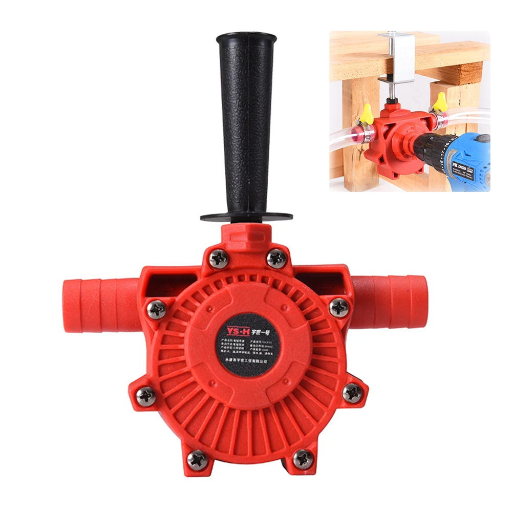 

Hand Electric Drill Drive Pump Self Priming Transfer Pumps Oil Fluid Water Pump Portable Shank Portable Easy Installtion Pump