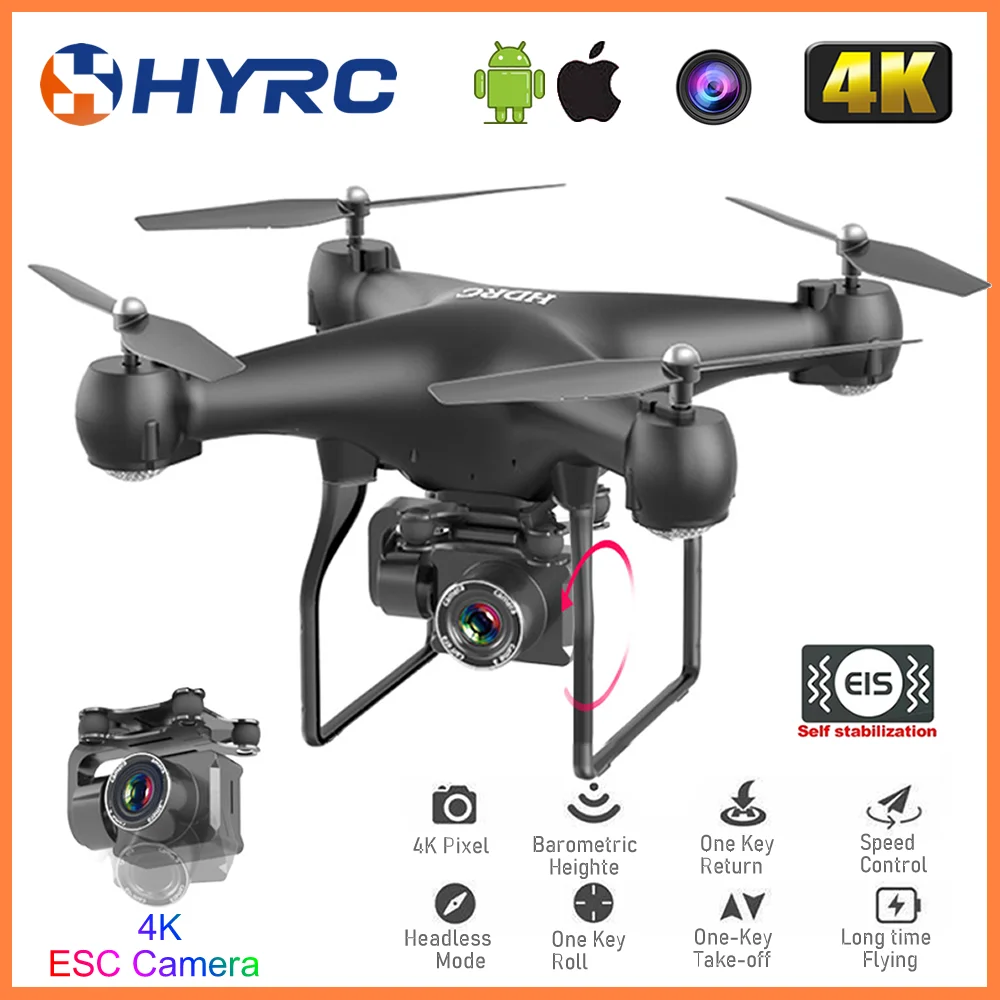 kaste konsensus bassin Rc Drone Fpv Quadcopter Uav With Esc Camera 4k Hd Profesional Wide-angle  Aerial Photography Long Life Remote Control Helicopter - Rc Helicopters -  AliExpress
