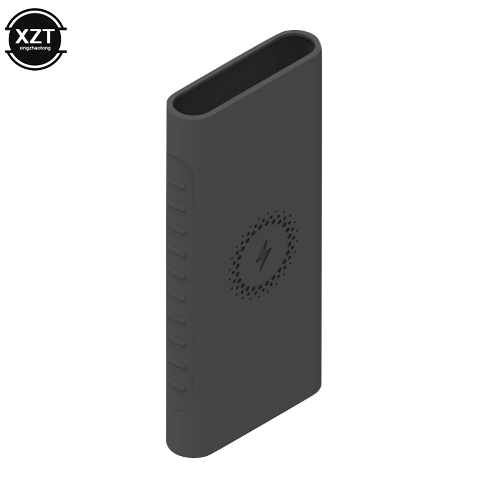 Power Bank Case Silicone Protective Case Cover for Xiaomi Powerbank WPB15PDZM WPB100 WPB15ZM Sleeve 10000mAh PLM11ZM PLM13ZM Wireless Powerbanks