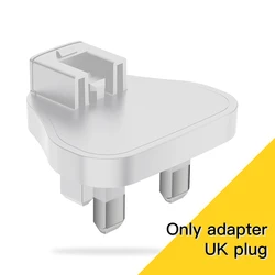 High - Efficiency Plug Adapter - UK White
