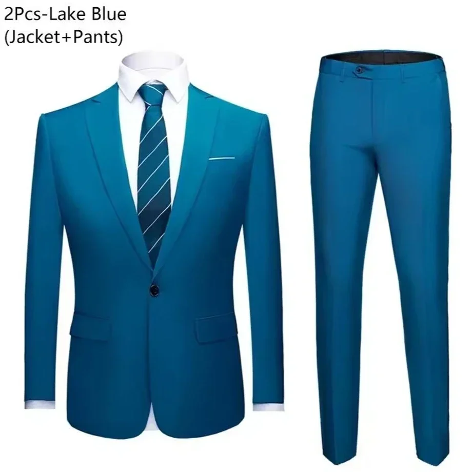 طقم بدلة رجالي قطعين (جاكيت وبنطال) بتصميم ضيق (Slim Fit) - أنيق ومناسب للمناسبات والأعراس S5df7b73d631044e2b020402f9f5bcb5aD