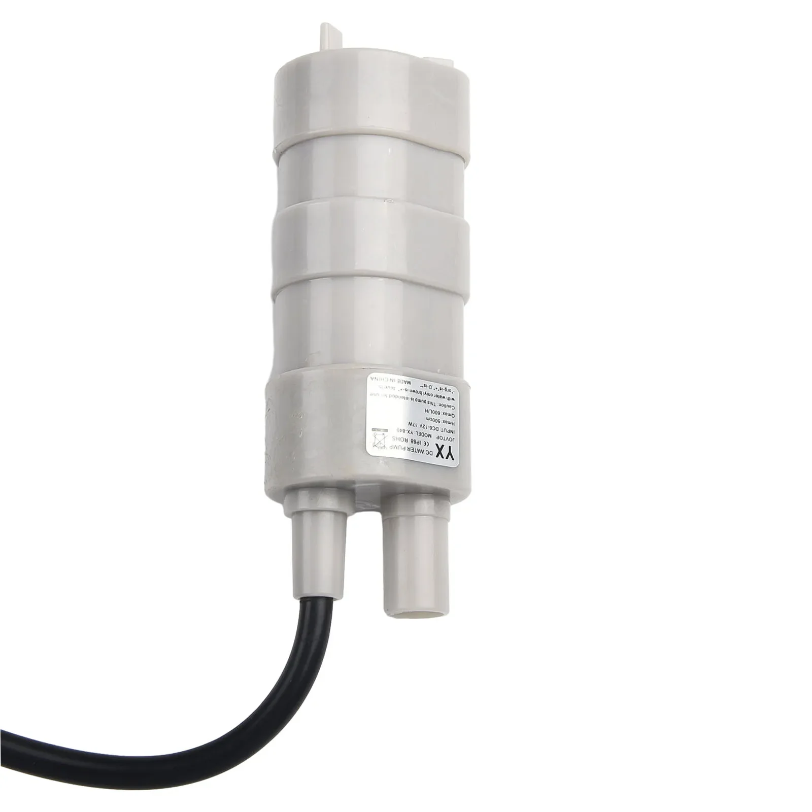 고압 DC 수중 워터 펌프, 연못 수족관 물고기 탱크 분수용 마이크로 모터 워터 펌프, 12V, 600L/H
