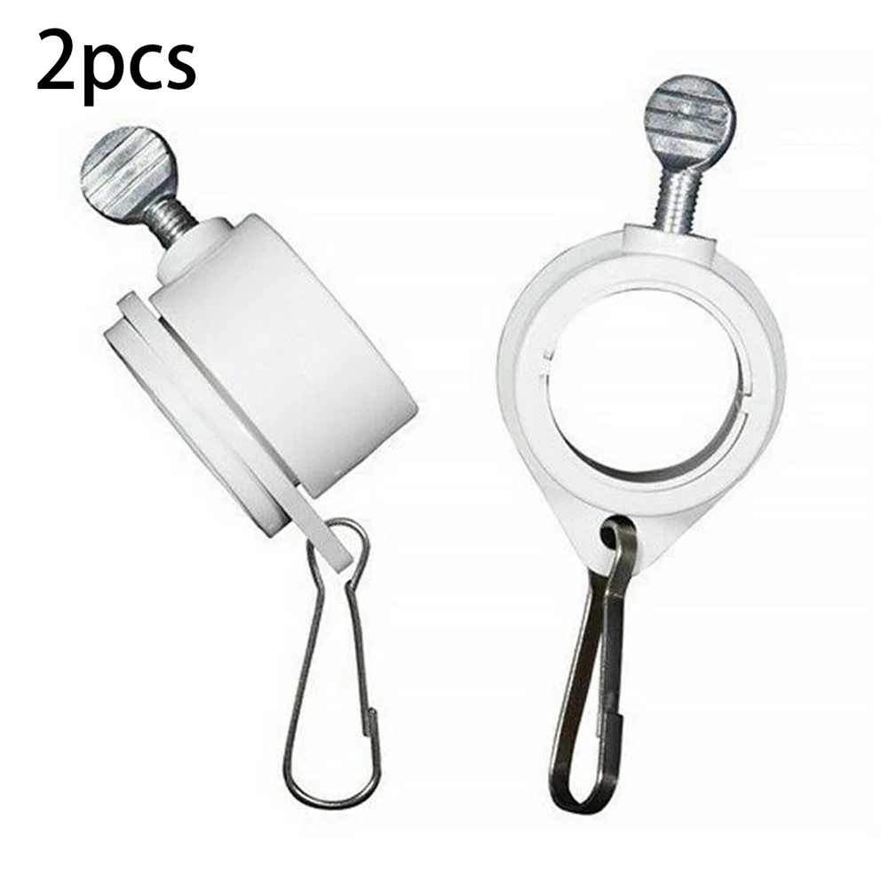 360 Degrees Rotating Flag Flag Pole Rotating Rings Clip Anti Wrap Grommet Mounting Attachments 2 Pcs
