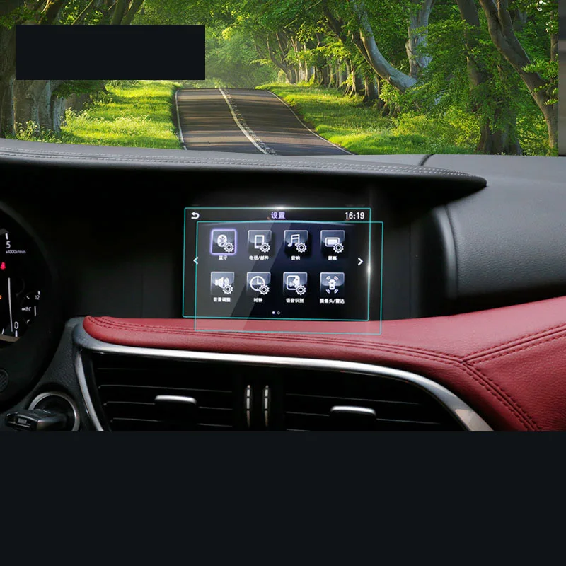 

car GPS navigation LCD screen anti-scratch protective toughened film for infiniti qx30 2017 2018 2019 7 inch sticker 2020