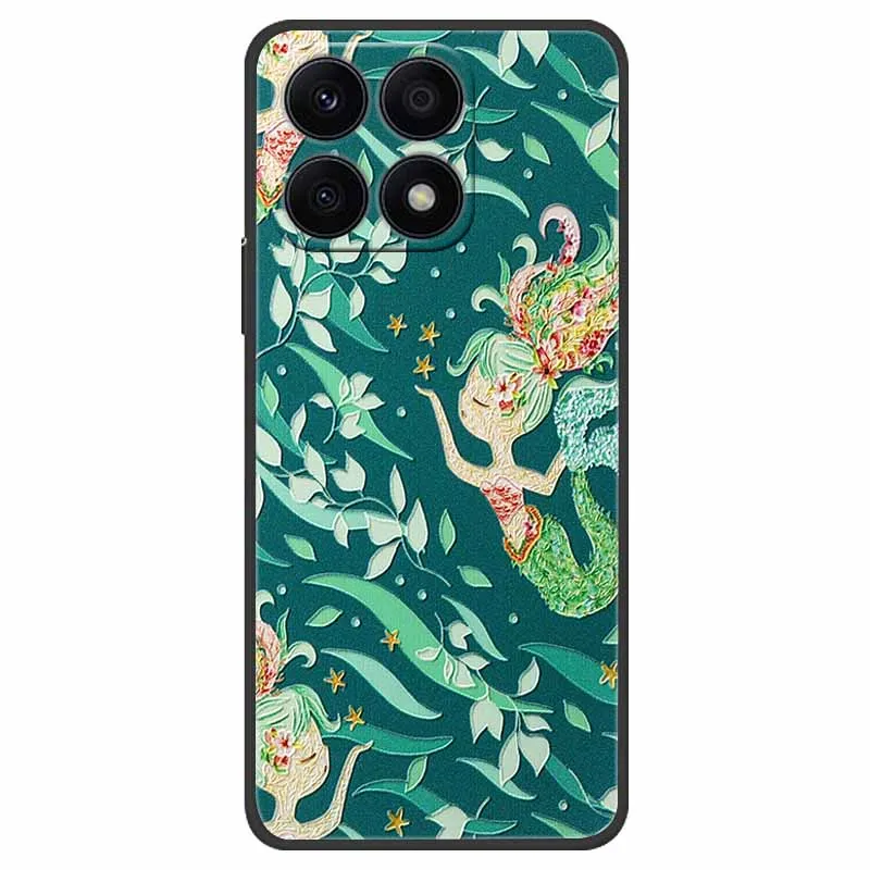 3D Relief Embossed Soft Silicone Phone Case