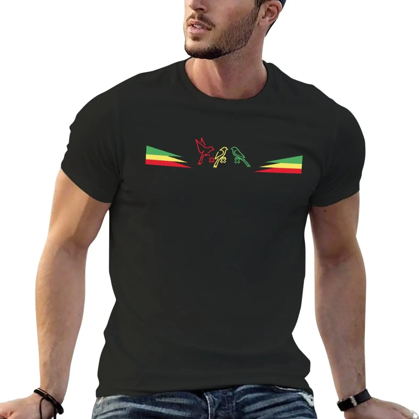 Ajax Bob Marley T-Shirt Sport Fan T-Shirt Anime T-Shirt Oversize Maglietta Da Allenamento Da Uomo