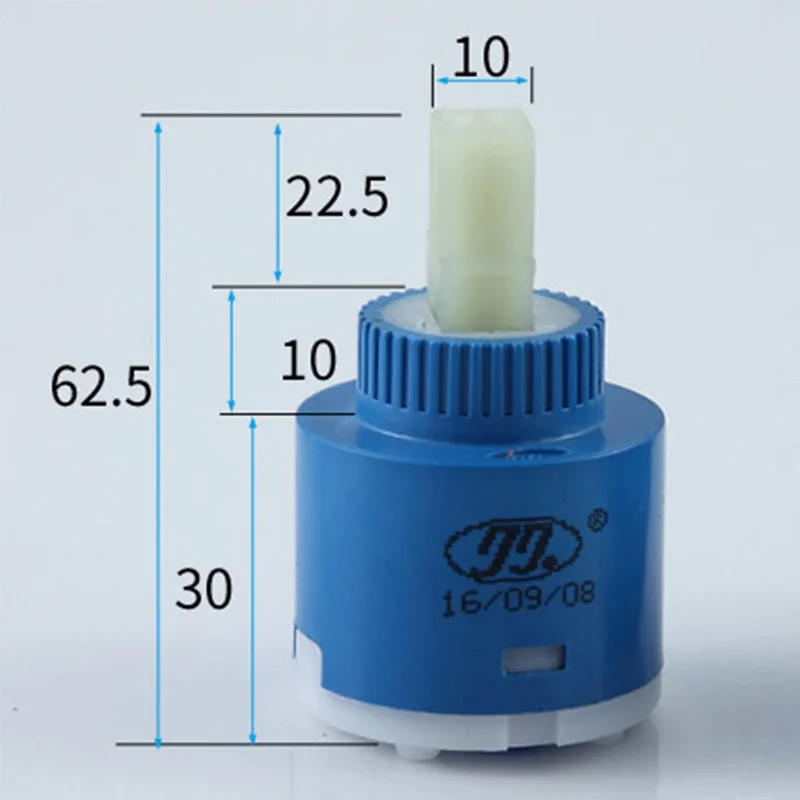 35mm/40mm ABS Shower Faucet Column Ceramic Disc Cartridge Mixing Valve Mixer Shower Bar Tap Bathroom Faucet Replace Part