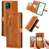 Galaxy A12 Case Leather Zipper Flip Wallet Case For Samsung A12 Case A32 5G Cover for Samsung Galaxy A12 A52 A72 Funda A 12 Card 1