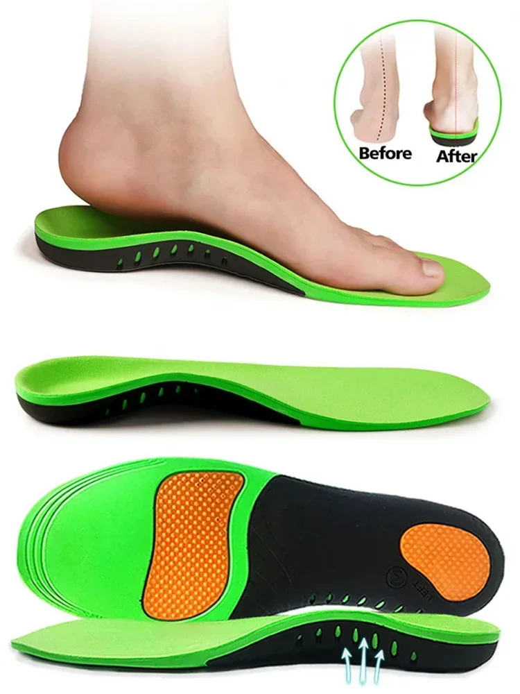 Orthopedic Insole 2pc X/O Leg Correction Cuttable Cushion Flat Arch Support Sports Outdoor Hiking Travel shoe insoles,orthopedic insoles