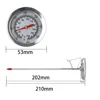 Kitchen Tools 0~200℃ Cooking Temperature Meter Stainless Steel Probe Thermometer Milk Coffee Food Meat Gauge 6
