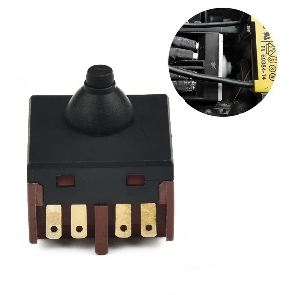 Angle Grinder Switch Replacement Push Button Switch Angle Grinder 100 Polisher Accessory Power Tools Parts Accessories 5pcs