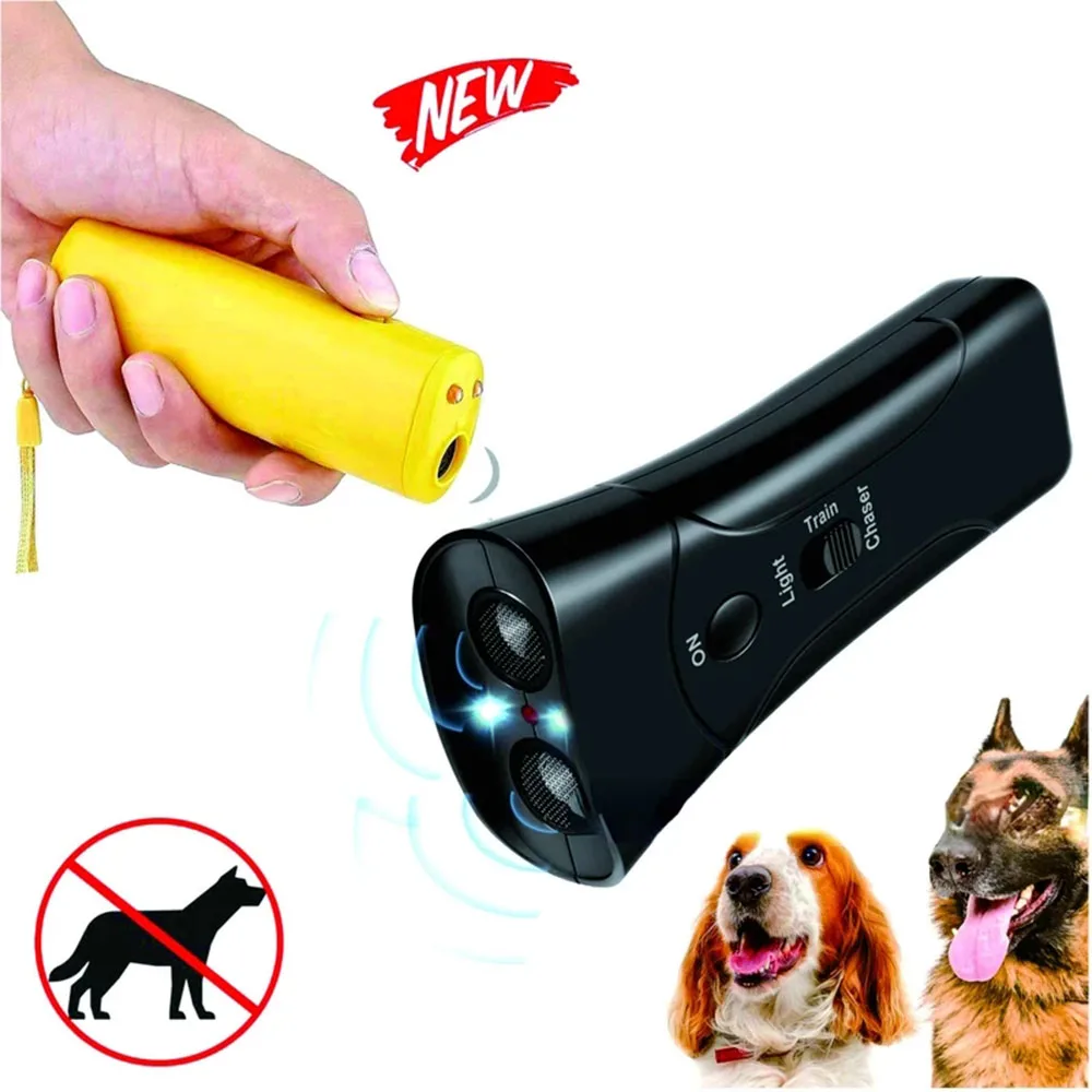 

LED Ultrasonic Equipment for Dogs, Anti Bite Stop Barking Device, Strengthen Dog Repellents, Pet Training Supplies