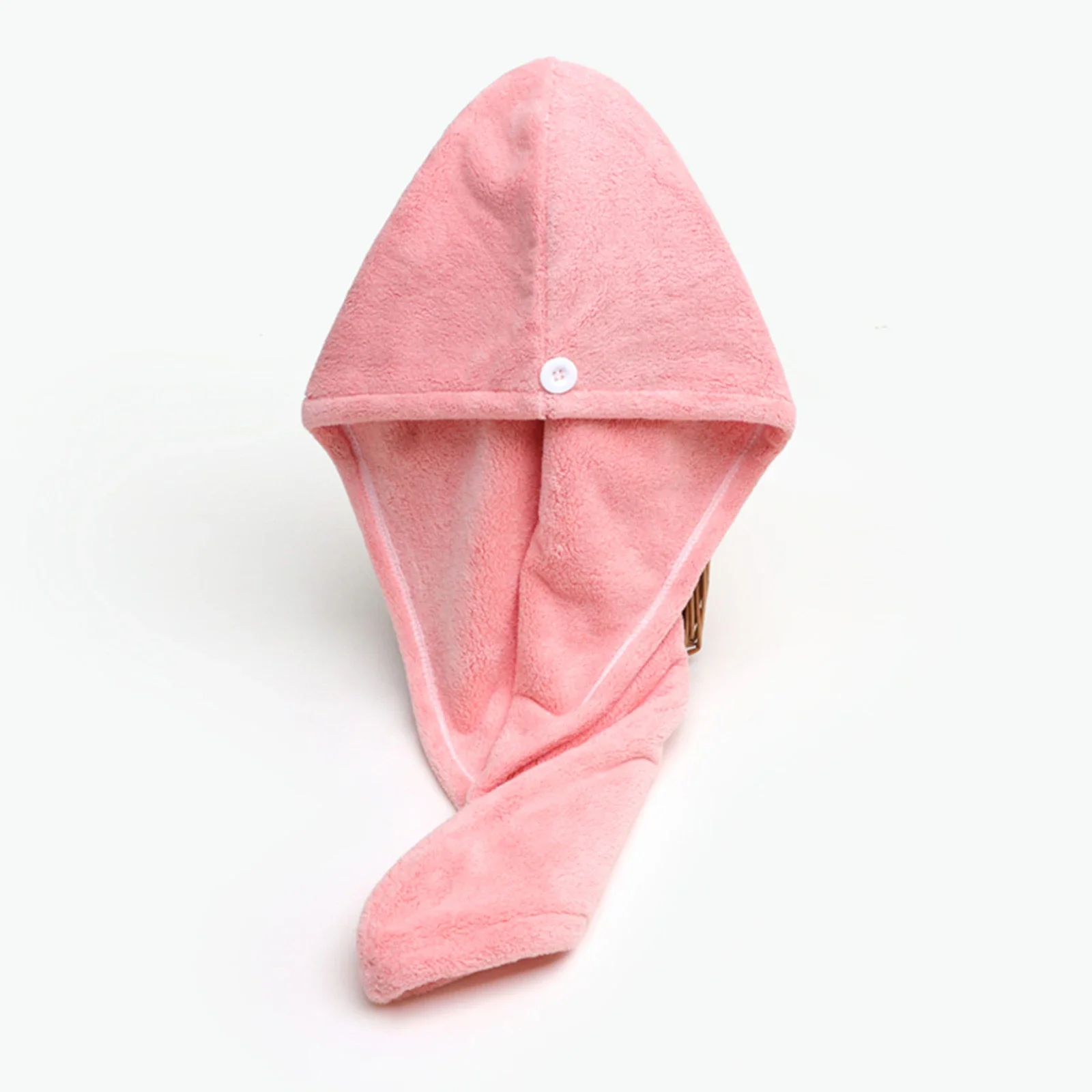 Girl's Hair Drying Hat Lady Household Quick-dry Towel Cap Bath Microfiber Solid Super Absorption Turban Dry Fast Dryer Wrap