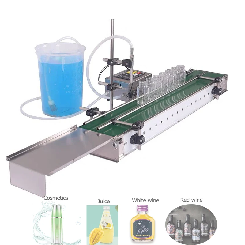 

Automatic Single Head Liquid Filling Sense High Temperature Heat Resistance Filling Machine Small Bottle Milk Beverage Filler