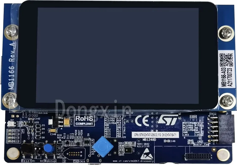 STM32H747I-DISCO exploration kit, using STM32H747XI MCU
