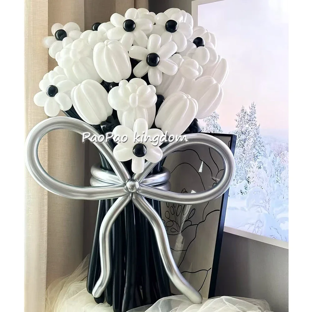1 Set Magische Ballon Blume Material Tasche Geburtstag Party DIY Hochzeit Dekoration Ballon Brautstrauß Zu Werden Liefert Foto Geschenk – Detail 1