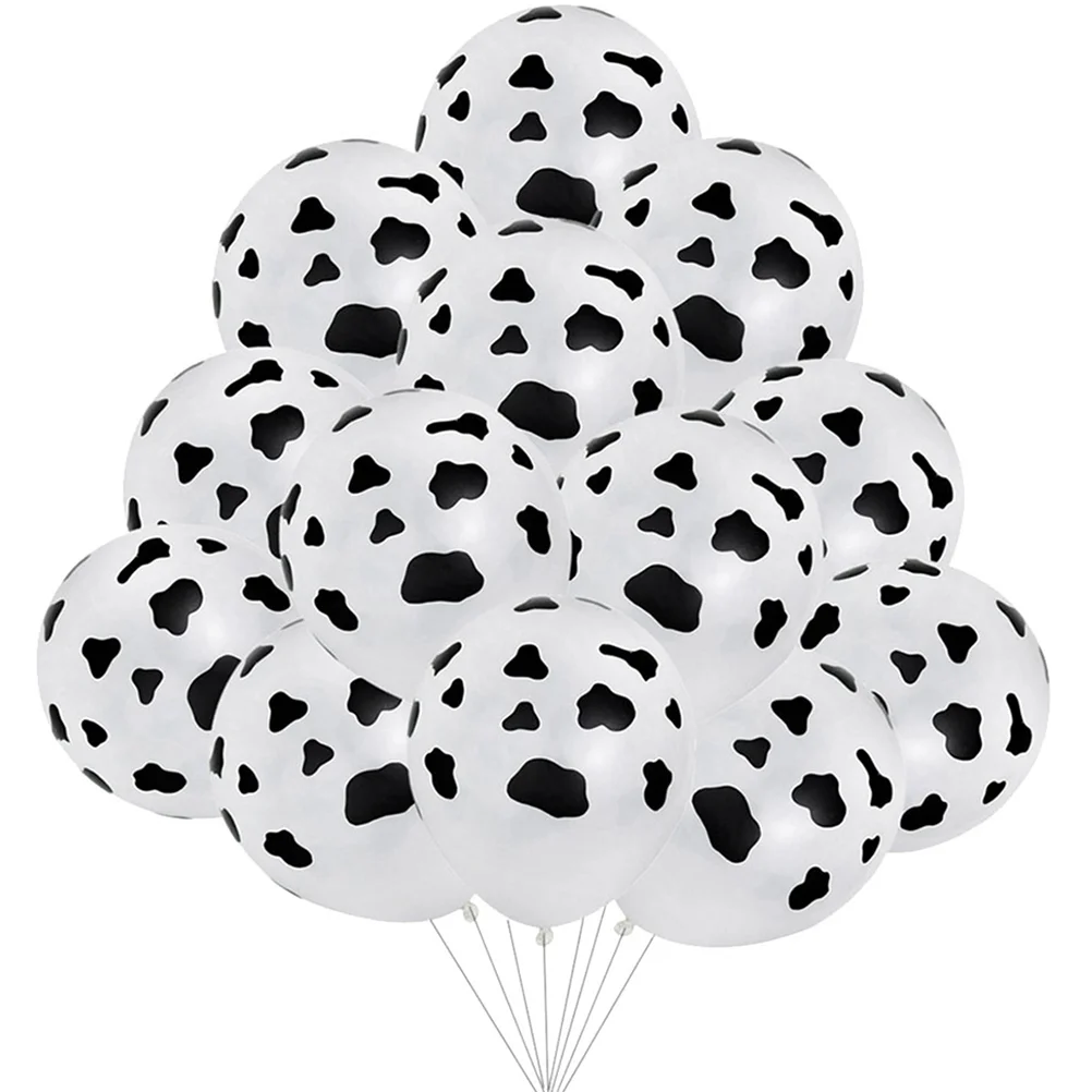 

25Pcs Funny Cow Balloons Decorative Balloons Kids Birthday Party Favor Supplies
