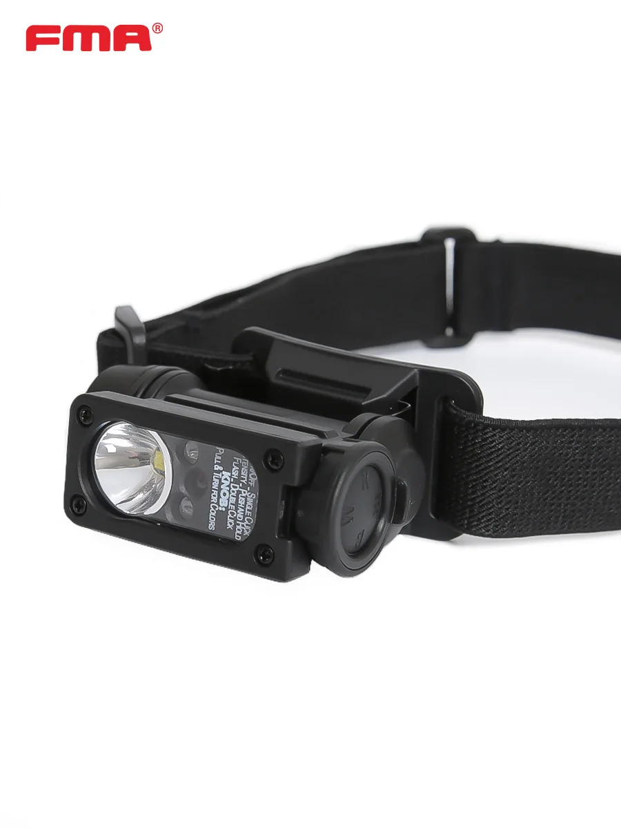 FMA Nylon Tactical Compact II IR LED Light Head Lamp Survival Light / Helmet Rail Shroud Mount BK/DE tactical flashlight