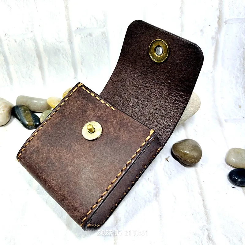 Blongk Multifunctional Key Holder Waist Bag Genuine Leather Car Key Case Folding Glasses Belt Pack Men Women 1652cg 4