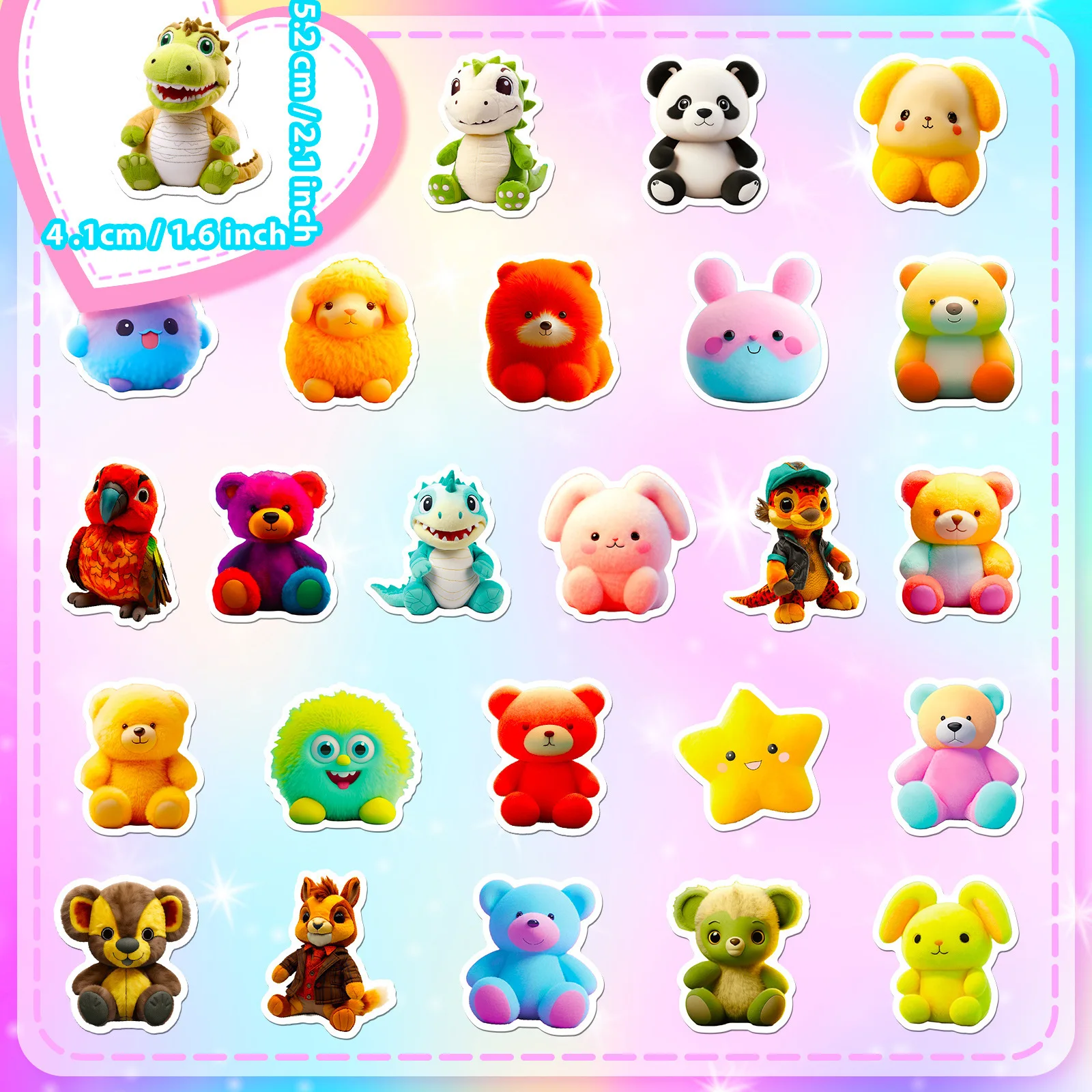 50/100PCS Nette Cartoon Tier Mix Graffiti Aufkleber DIY Telefon Gitarre Laptop Notebook Koffer Tasse Wasserdichte Aufkleber Kinder spielzeug – Detail 9