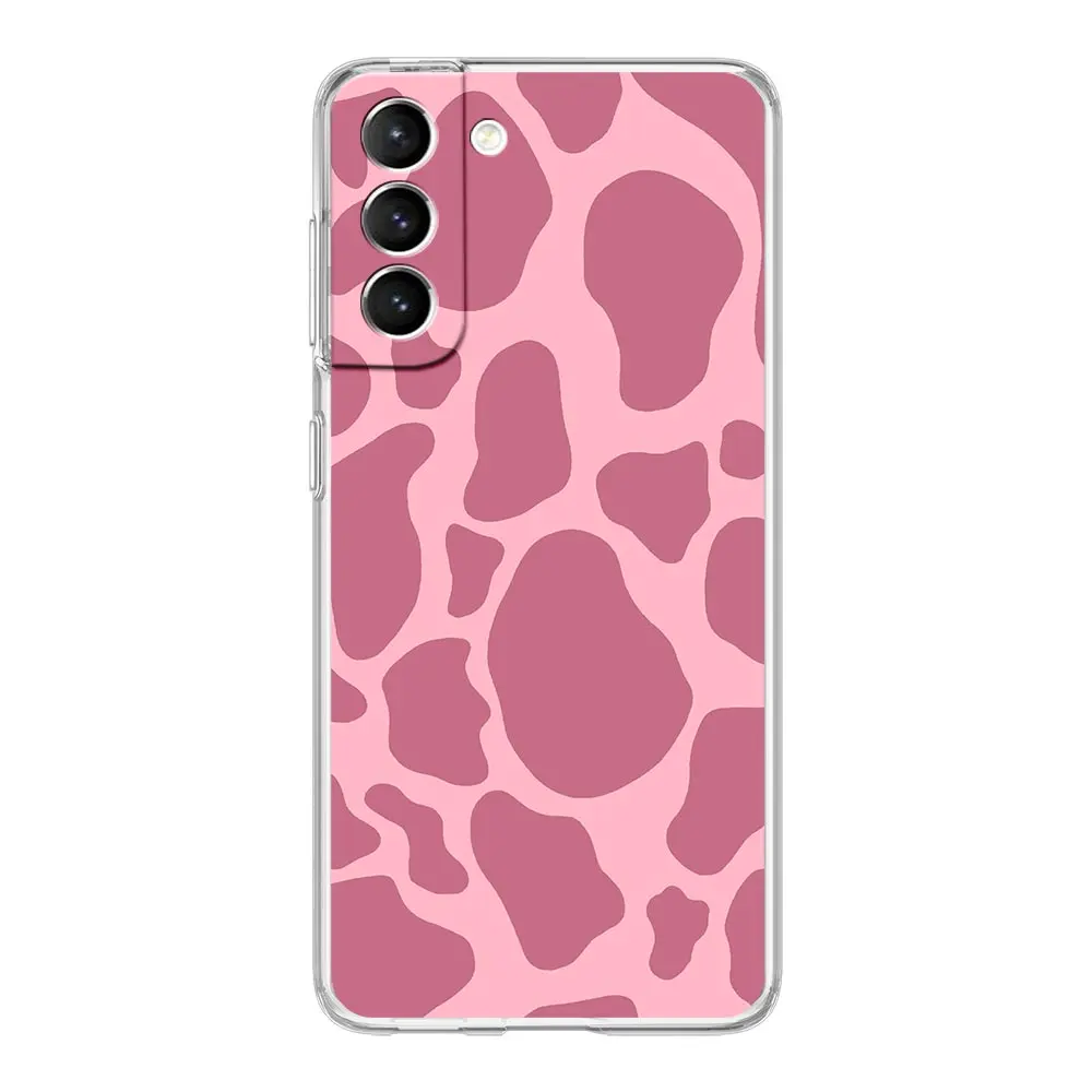 Rose Gold Pink Marble Clear Soft Phone Case Cover