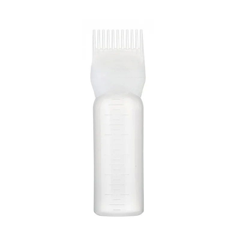 60ml Multicolor Plastic Hair Dye Refillable Bottle Applicator Comb Dispensing Salon Hair Coloring Hairdressing Styling Tool hair dye applicator bottle hair dyeing bottle hair dye bottle