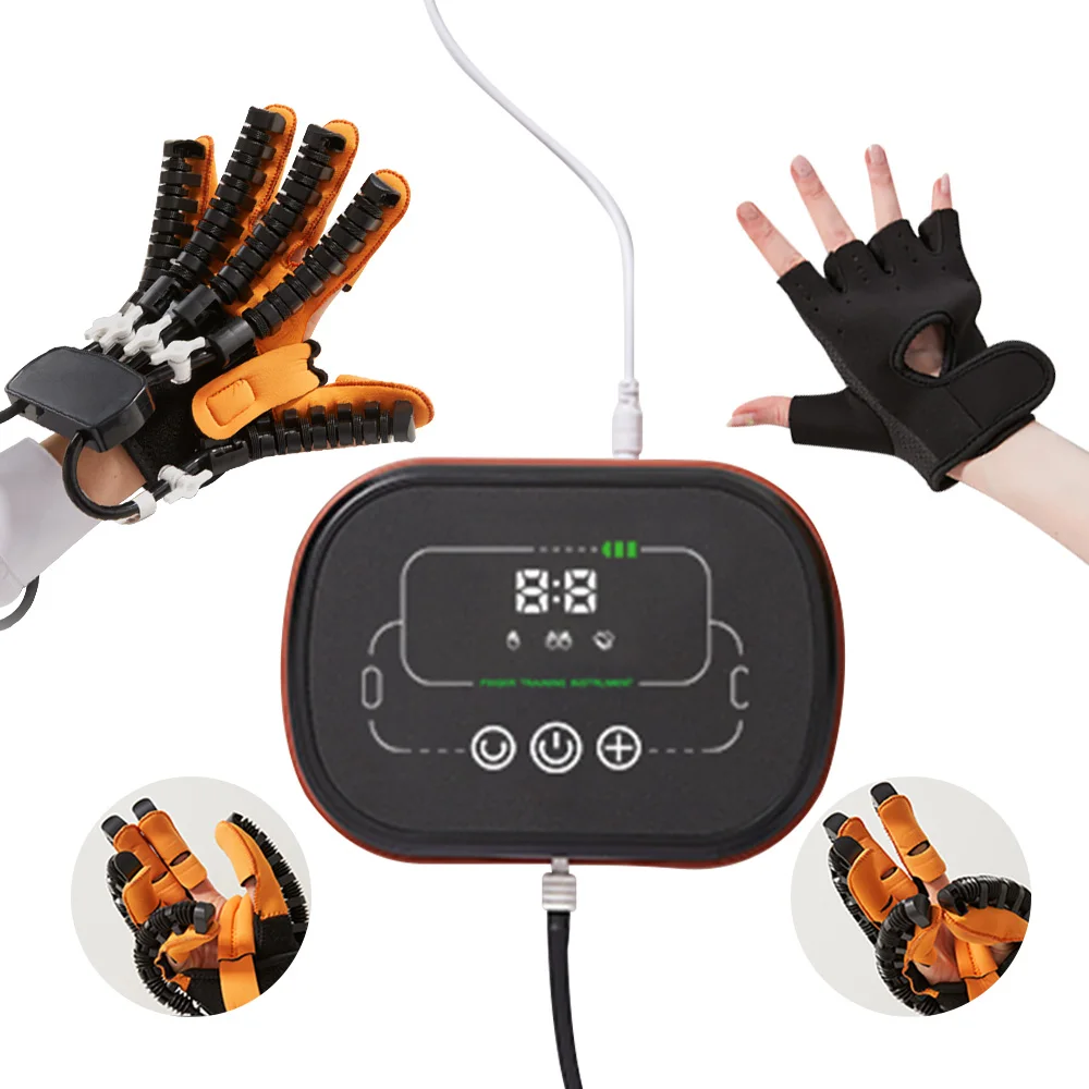 

Hand Rehabilitation Robot Hand Massager Massage Gloves Braces Supports Bone Care Hand Training Stroke Hemiplegia Finger Trainer