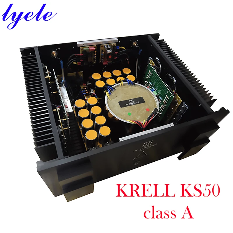 

Lyele Audio KRELL KSA50 Amplifier 50W*2 Class A High Power HIFI Sound Amplifier SanKen A1216 C2922 High End Audio Amp 115V/230V