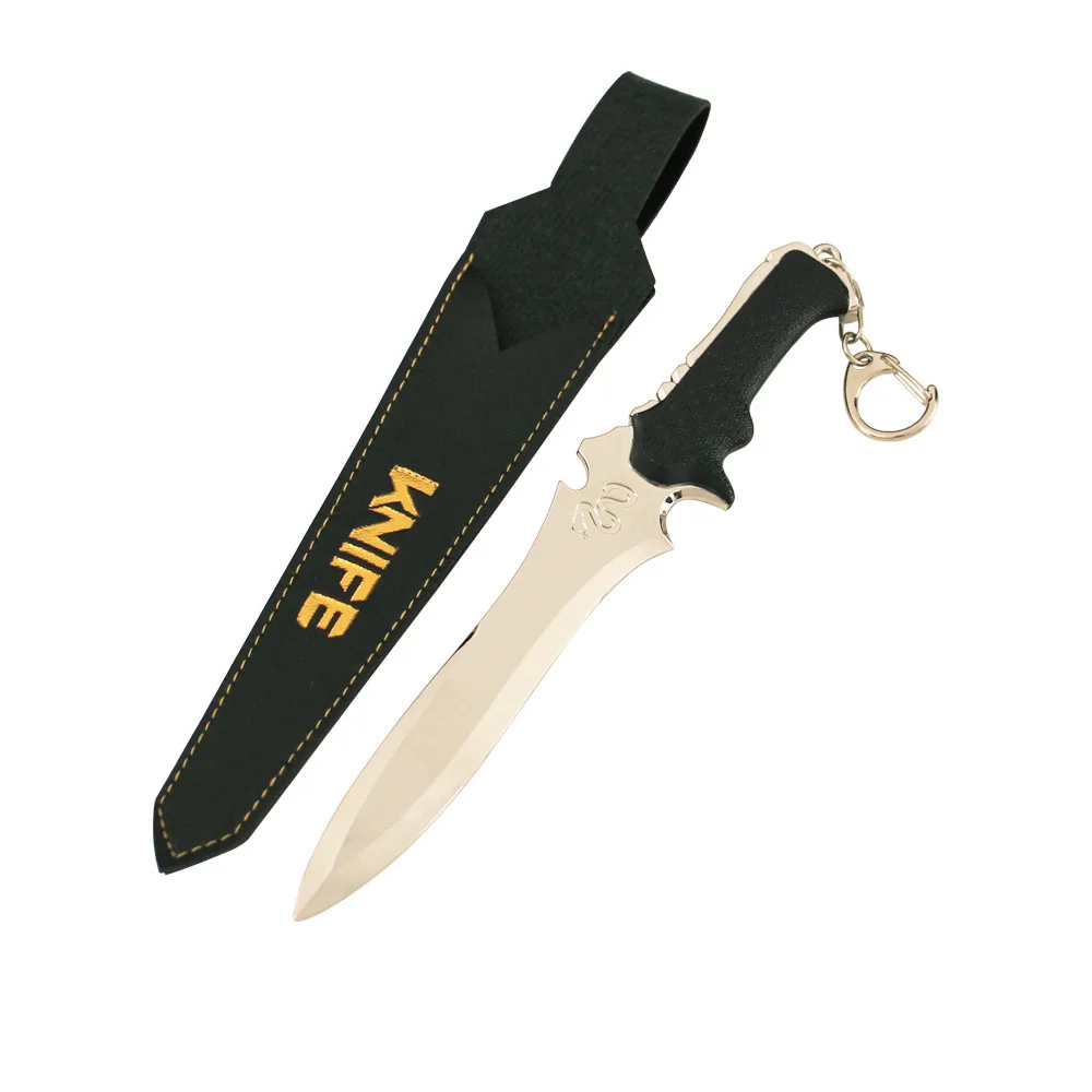 18CM Resident Evil Leon Scott Kennedy Weapon Combat Tactical Knife Game Periphery Full Metal Model Collectible Ornaments Boy Toy 6
