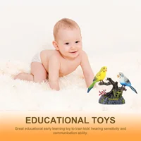 Parrot Voice Control Toy Artificial Early Learning Talking Decorate Kids Electric Abs Recording Bird 2