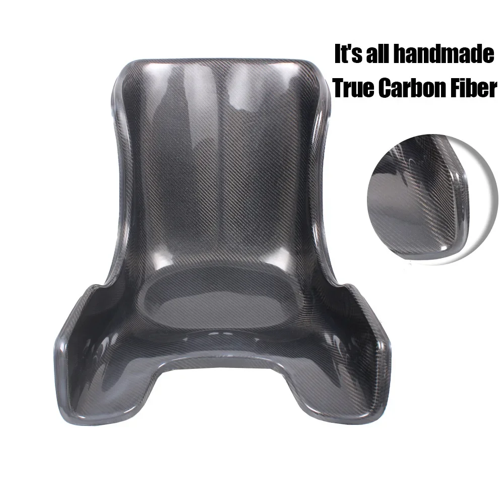 

Kart seat drift car modification parts adult children real carbon fiber carbon pattern racing chair