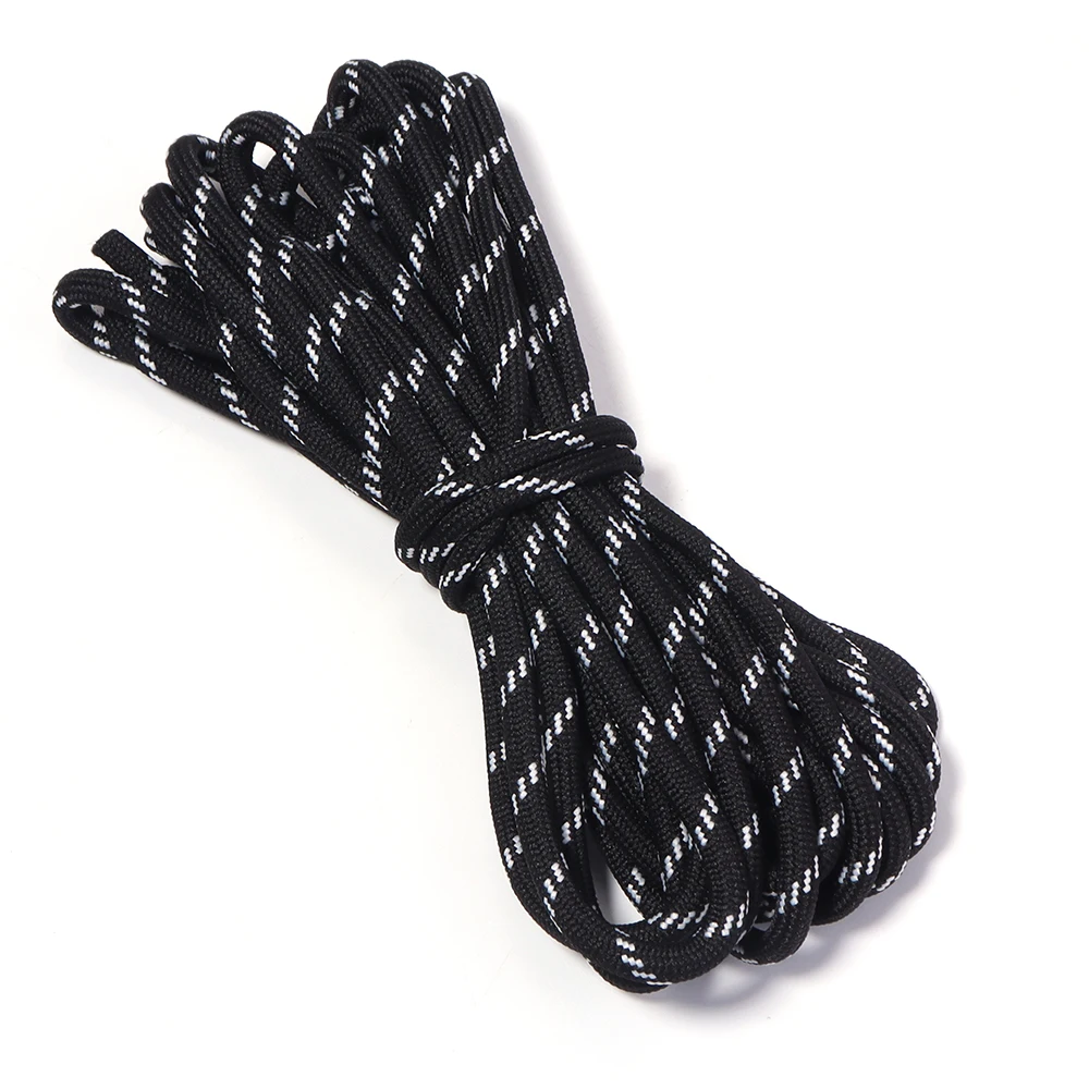 Colorful 5mm Braided Polyester Nylon Cord - 5 Yards for Crafting & DIY Projects