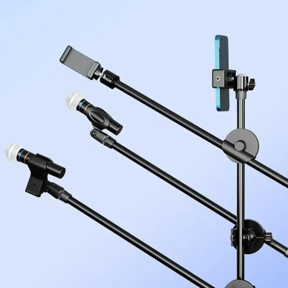 Replacement Bracket Clamp For Desk MIC Holder Floor Stand Support Crossbar Clamp Plate microphone mount clamp,microphone clip holder