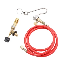 Chalumeau Turbo de plomberie avec tuyau pour soudure au Propane, Kit de soudage au gaz Mapp 