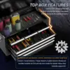 8-Drawer High Capacity Rolling Tool Chest Detachable Tool Box with Lock Movable Tool Chest Chest with Wheels Heavy 4