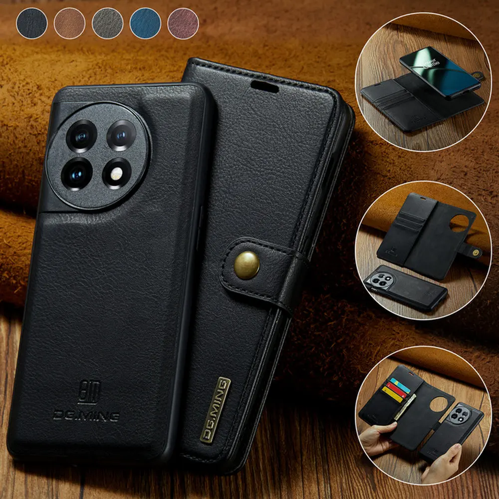 

2 в 1, съемный магнитный флип-чехол для Oneplus 11